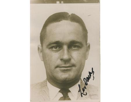 LEN DARLING (AUSTRALIA) SIGNED CRICKET PHOTOGRAPH