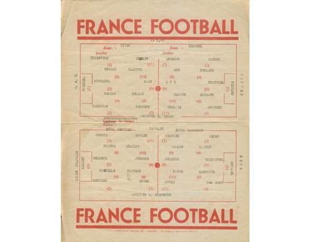 STADE FRANCAIS V SETE AND C.A. PARIS V CANNES 1950S FRENCH FOOTBALL PROGRAMME