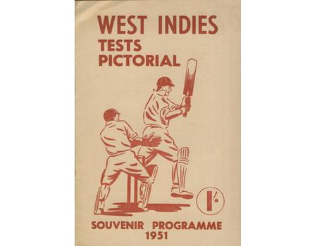 WEST INDIES CRICKET TOUR OF AUSTRALIA 1951-52 SOUVENIR BROCHURE