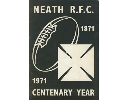 NEATH R.F.C. CENTENARY YEAR 1871-1971