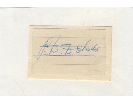 PETER DOHERTY (MANCHESTER CITY, DONCASTER ROVERS & NORTHERN IRELAND) FOOTBALL AUTOGRAPH
