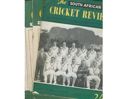 THE SOUTH AFRICAN CRICKET REVIEW - COMPLETE RUN OF 16 ISSUES (1956 TO 1958)