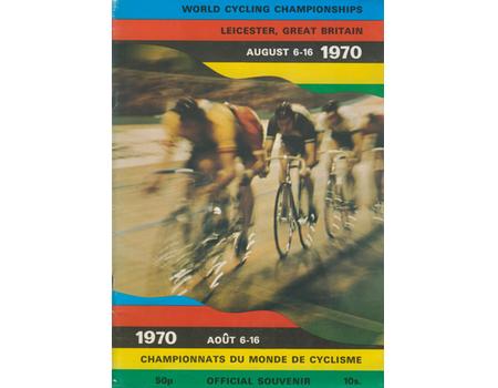 WORLD CYCLING CHAMPIONSHIPS 1970 OFFICIAL PROGRAMME