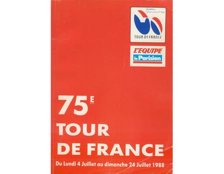 TOUR DE FRANCE 1988 OFFICIAL PROGRAMME