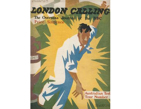LONDON CALLING - AUSTRALIA CRICKET TOUR OF ENGLAND 1956