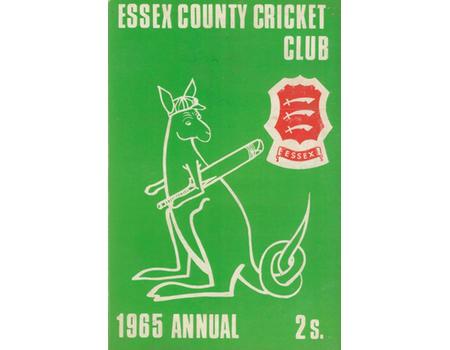 ESSEX COUNTY CRICKET CLUB ANNUAL 1965
