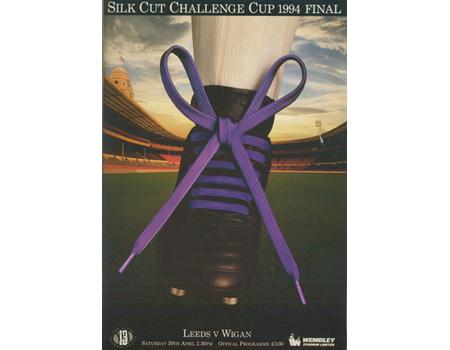 LEEDS V WIGAN 1994 (CHALLENGE CUP FINAL) RUGBY LEAGUE PROGRAMME