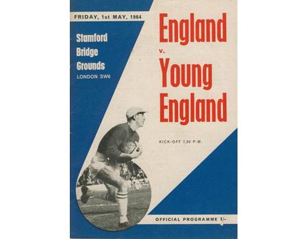 ENGLAND V YOUNG ENGLAND 1963-64 (STAMFORD BRIDGE) FOOTBALL PROGRAMME