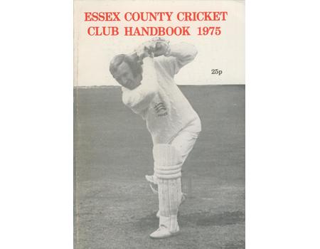 ESSEX COUNTY CRICKET CLUB ANNUAL 1975