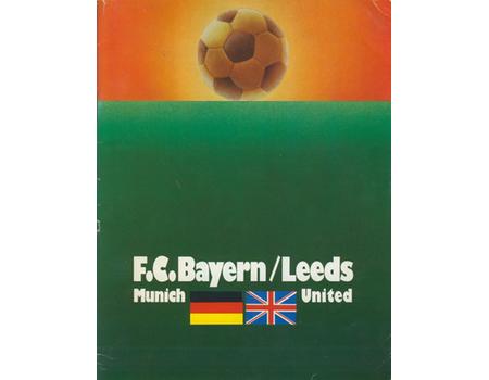 BAYERN MUNICH V LEEDS UNITED 1975 (EUROPEAN CUP FINAL) FOOTBALL PROGRAMME