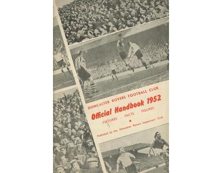 DONCASTER ROVERS OFFICIAL HANDBOOK 1952