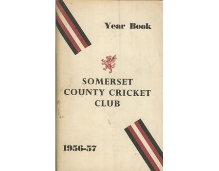 SOMERSET COUNTY CRICKET CLUB YEARBOOK 1956-57