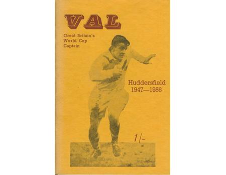 "VAL": THE FOOTBALL CAREER OF DAVE VALENTINE ...