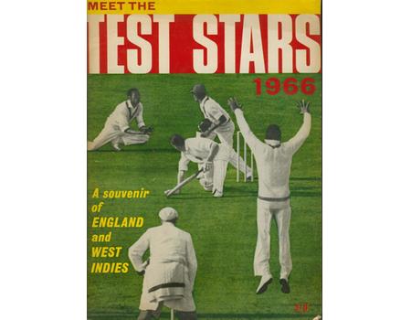 MEET THE TEST STARS 1966: A SOUVENIR OF ENGLAND AND WEST INDIES