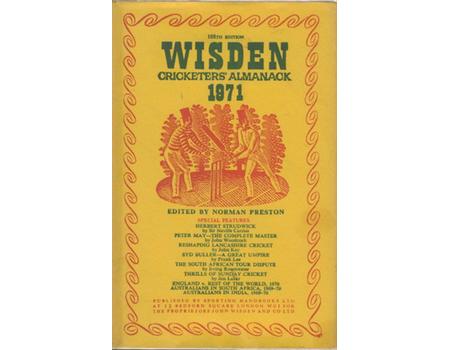 WISDEN CRICKETERS