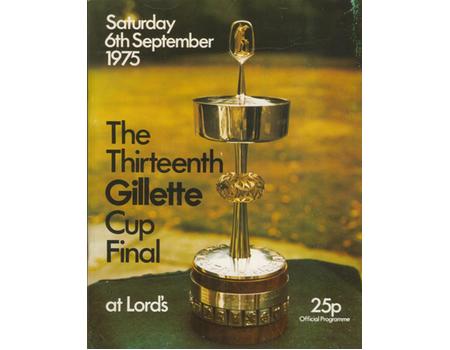 LANCASHIRE V MIDDLESEX 1975 (LORD