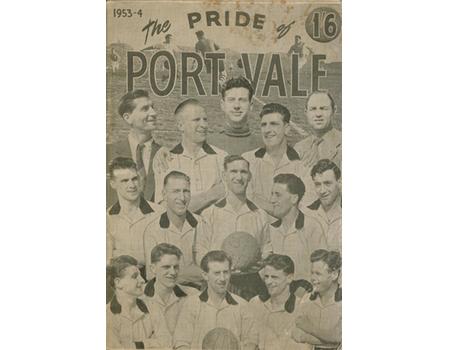 THE PRIDE OF PORT VALE 1953-54