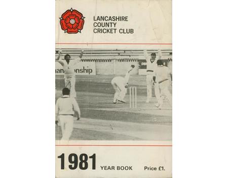 OFFICIAL HANDBOOK OF THE LANCASHIRE COUNTY CRICKET CLUB 1981