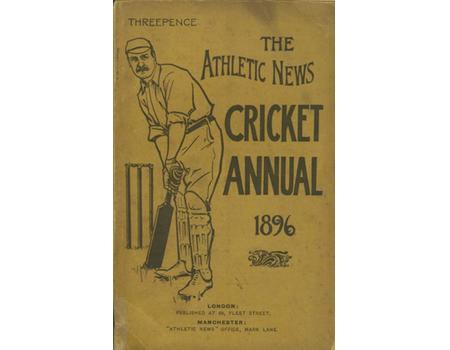 ATHLETIC NEWS CRICKET ANNUAL 1896