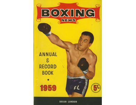 BOXING NEWS ANNUAL AND RECORD BOOK 1959
