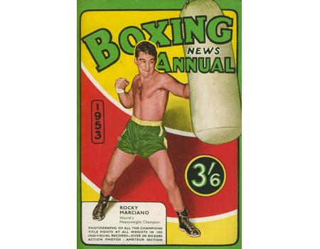 BOXING NEWS ANNUAL AND RECORD BOOK 1953