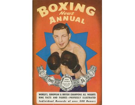 BOXING NEWS ANNUAL AND RECORD BOOK 1949