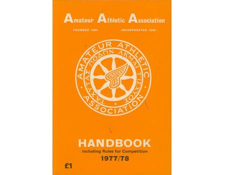 AMATEUR ATHLETIC ASSOCIATION HANDBOOK 1977/78