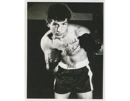 JOEY GIARDELLO C1964 SIGNED BOXING PHOTOGRAPH 