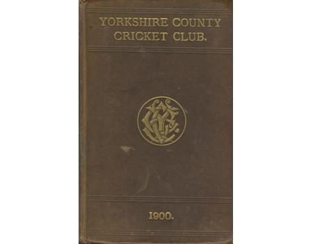 YORKSHIRE COUNTY CRICKET CLUB 1900 [ANNUAL]