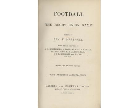 FOOTBALL: THE RUGBY UNION GAME