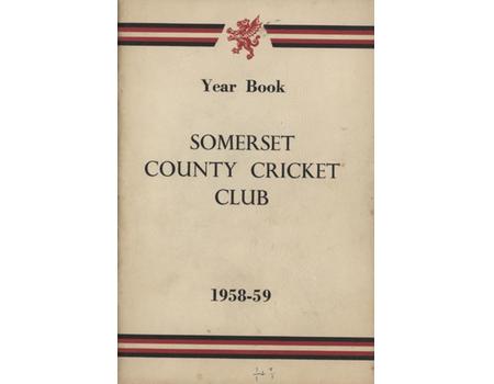SOMERSET COUNTY CRICKET CLUB YEARBOOK 1958-59