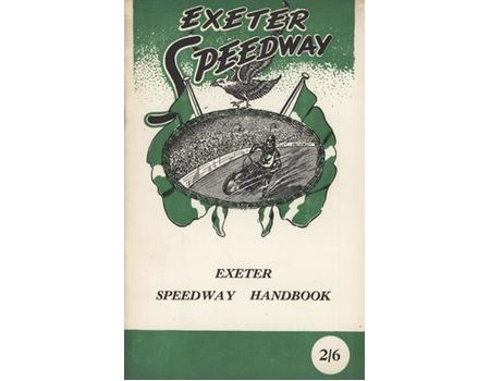 EXETER SPEEDWAY HANDBOOK 1962