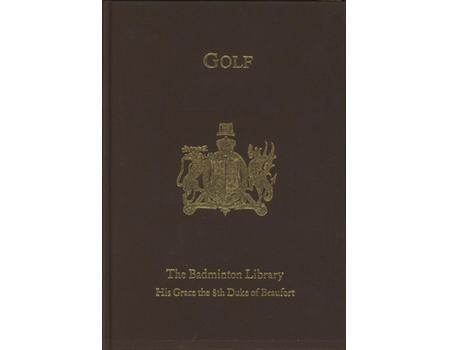 GOLF (BADMINTON LIBRARY)