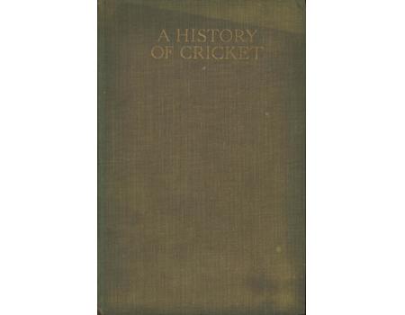 A HISTORY OF CRICKET