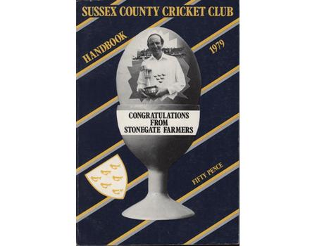 SUSSEX COUNTY CRICKET CLUB HANDBOOK 1979