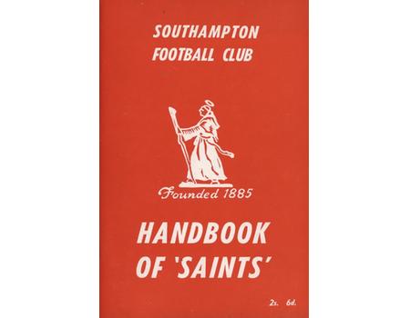 SOUTHAMPTON FOOTBALL CLUB HANDBOOK 1968-69