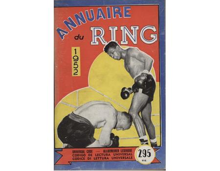ANNUAIRE DU RING 1952