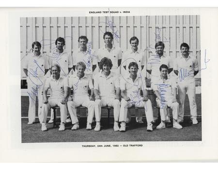 DEREK RANDALL 1983 (NOTTINGHAMSHIRE) SIGNED CRICKET BENEFIT BROCHURE