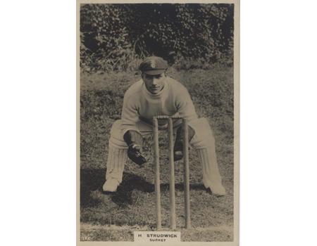 HERBERT STRUDWICK (SURREY) LARGE "PINNACE" CARD