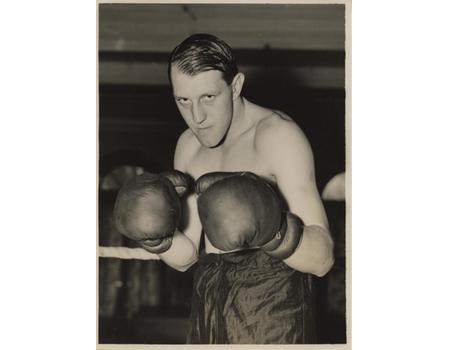 JOHNNY BATE (WORCESTER) BOXING PHOTOGRAPH