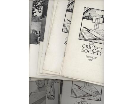 THE NORTHERN CRICKET SOCIETY BOOKLET 1952-1997 - A FULL RUN OF 46 ISSUES