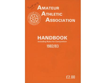 AMATEUR ATHLETIC ASSOCIATION HANDBOOK 1982/83