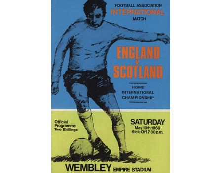 ENGLAND V SCOTLAND 1969 FOOTBALL PROGRAMME
