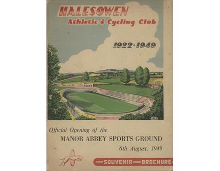 HALESOWEN ATHLETIC AND CYCLING CLUB 1922-1949