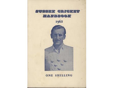 OFFICIAL SUSSEX CRICKET HANDBOOK 1963