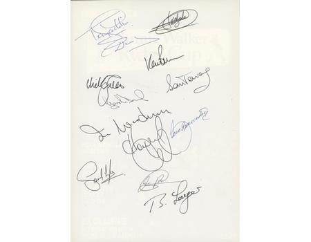 RYDER CUP 1987 (MUIRFIELD VILLAGE) GOLF PROGRAMME - SIGNED BY FULL EUROPEAN TEAM