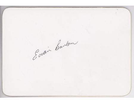 EDDIE BARLOW (SOUTH AFRICA) CRICKET AUTOGRAPH