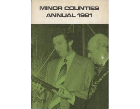 MINOR COUNTIES CRICKET ANNUAL 1981