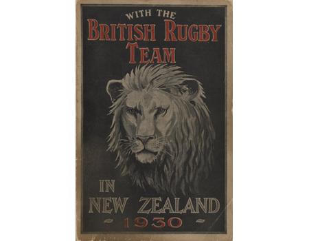 WITH THE BRITISH RUGBY TEAM IN NEW ZEALAND 1930