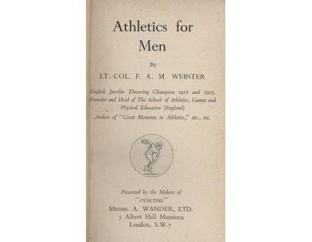 ATHLETICS FOR MEN